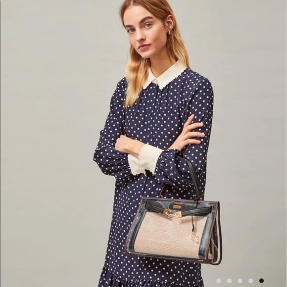 Tory Burch- Lee Radziwill small bag with removable rain cover - Picture 2 of 5